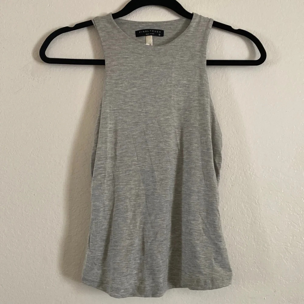 Final Touch High Neck Racerback Tank - Picture 1 of 3